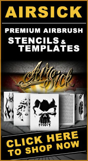 AirSick Stencils - Premium Airbrush Stencils & Templates